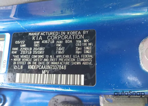 2022 Kia Seltos Lx z USA, uszkodzony, nr VIN KNDEPCAAXN7337848